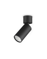 Απλίκα DYNAMITE AP1 MINI ROUND Μαύρο Ideal Lux 347646