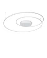 Φωτιστικό Οροφής OZ PL D100 ON-OFF Λευκό 3000K Ideal Lux 352428