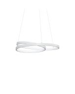 Κρεμαστό Φωτιστικό OZ SP D040 ON-OFF Λευκό 3000K Ideal Lux 352435