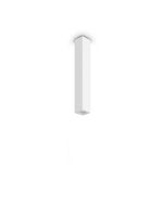 Φωτιστικό Οροφής LOOK PL1 SQUARE D70 H400 GESSO Ideal Lux 355771