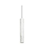 Κρεμαστό Φωτιστικό LOOK SP1 ROUND D60 H400 ALABASTRO Ideal Lux 361192