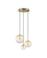 Κρεμαστό Φωτιστικό EQUINOXE SP3 AMBRA SFUMATO Ideal Lux 364827