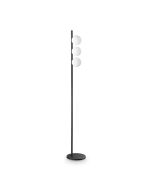 Φωτιστικό Δαπέδου BINOMIO PT3 Μαύρο Ideal Lux 369327