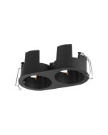 ACCESSORI BEYOND CORNICE CON BORDO DOPPIA 10W Μαύρο Ideal Lux 370026