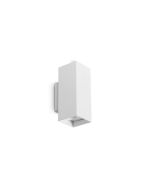 Απλίκα LOOK AP2 SQUARE D60 H150 Λευκό Ideal Lux 370194