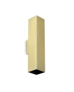 Απλίκα LOOK AP2 SQUARE D60 H300 Ορείχαλκος Ideal Lux 370439
