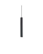 Κρεμαστό Φωτιστικό LOOK LED SP1 ROUND D30 H250 ON-OFF Μαύρο 3000K Ideal Lux 371078