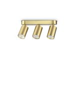 Φωτιστικό Οροφής DYNAMITE PL3 LINEAR ROUND Ορείχαλκος Ideal Lux 371269