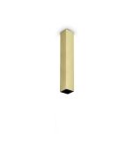 Φωτιστικό Οροφής LOOK PL1 SQUARE D60 H400 Ορείχαλκος Ideal Lux 371511