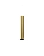 Κρεμαστό Φωτιστικό LOOK SP1 ROUND D40 H400 Ορείχαλκος Ideal Lux 371597