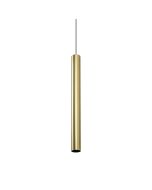 Κρεμαστό Φωτιστικό LOOK SP1 ROUND D60 H700 Ορείχαλκος Ideal Lux 371696