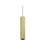 Κρεμαστό Φωτιστικό LOOK SP1 SQUARE D60 H400 Ορείχαλκος Ideal Lux 371702