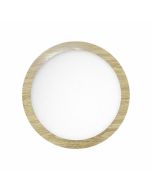 ΧΩΝΕΥΤΟ ΛΕΠΤΟ LED ΟΡΟΦΗΣ 18W CCT ΞΥΛΟ Spotlight 6049