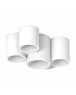 ΓΥΨΙΝΟ ΣΠΟΤ ΟΡΟΦΗΣ  ΣΤΡΟΓΓΥΛΟ ΠΕΝΤΑΦΩΤΟ  GU10 Spotlight 6072