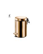 Sanco Waste Bins Χαρτοδοχείο 3 lt Soft Close (AISI 304) PVD θερμό μπρονζέ γυαλιστερό 90603-PVD-01PL
