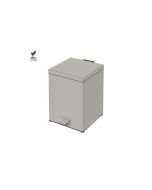 Sanco Waste Bins Χαρτοδοχείο 5lt Γκρι τσιμέντου ματ 90677-M104