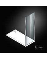 Σταθερό πλαϊνό κρύσταλλο πόρτας ντουζιέρας AXIS Side Panel 80 ρυθμιζόμενη διάσταση από 77 έως 79εκ., Clean Glass Chrome SPX80C-100