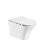 Λεκάνη Κρεμαστή Προβολή 49 εκ. Κάλυμμα Slim-Soft Close-Αποσπώμενο Ceramita Storm Wall Rimless