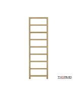 Θερμαινόμενη Πετσετοκρεμάστρα μπάνιου Inox TEMPO 150x50 Brushed Brass(Gold) PVD TEM15050-211
