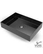 Νιπτήρας Αldo 55x38 voss Inox PVD Black Brushed V1255-411