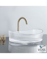 Νιπτήρας Γυάλινος CAVO 50x37,5 VOSS Glass Clear VL1150-000