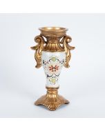 ΚΗΡΟΠΗΓΙΟ ΠΟΛΥΡΕΖΙΝ ΛΕΥΚΟ - ΧΡΥΣΟ 15x9.5x24.5cm Eurolamp 752-21017