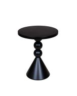 ΤΡΑΠΕΖΙ BOHΘΗΤΙΚΟ ΜΕΤΑΛΛΙΚΟ ΜΑΥΡΟ 40x40x48cm Eurolamp 810-00032