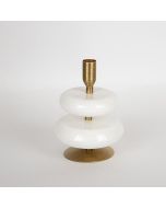 KΗΡΟΠΗΓΙΟ ΜΕΤΑΛΛΙΚΟ ΛΕΥΚΟ - ΧΡΥΣΟ 12x12x16.5cm Eurolamp 752-24077