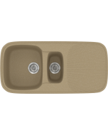 Sanitec Νεροχύτης 301 Classic 97×50 301-15-Metallic-Cream