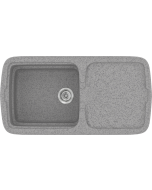 Sanitec Νεροχύτης 306 Classic 96×51 306-04-Granite-Grey