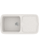 Sanitec Νεροχύτης 306 Classic 96×51 306-14-Metallic-Ice
