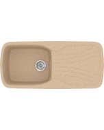 Sanitec Νεροχύτης 308 Classic 97×51 308-10-Granite-Beige