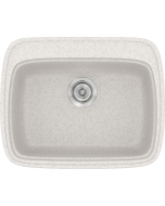 Sanitec Νεροχύτης 313 Classic 58×50 313-14-Metallic-Ice