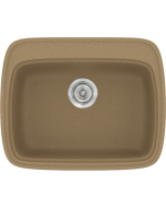 Sanitec Νεροχύτης 313 Classic 58×50 313-16-Metallic-Coffee