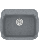 Sanitec Νεροχύτης 313 Classic 58×50 313-17-Metallic-Silver