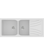Sanitec Νεροχύτης 323 Classic 115×50 323-00-White