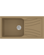 Sanitec Νεροχύτης 324 Classic 100×50 324-16-Metallic-Coffee