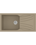 Sanitec Νεροχύτης 324 Classic 100×50 324-42-Granite-Taupe