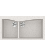 Sanitec Νεροχύτης 326 Classic 93×51 326-14-Metallic-Ice