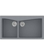 Sanitec Νεροχύτης 326 Classic 93×51 326-17-Metallic-Silver