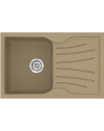 Sanitec Νεροχύτης 327 Classic 78×50 327-15-Metallic-Cream