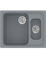 Sanitec Νεροχύτης 330 Classic 62×51 330-17-Metallic-Silver