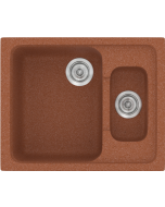 Sanitec Νεροχύτης 330 Classic 62×51 330-20-Granite-Terracota