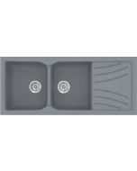 Sanitec Νεροχύτης 332 Classic 115×50 332-17-Metallic-Silver