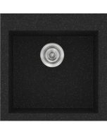 Sanitec Νεροχύτης 339 Classic 50×50 339-05-Granite-Black