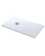 Sanitec A410 Ντουζιέρα Flat Stone Karisto 110×90 | Ανάγλυφη Α410-00-White
