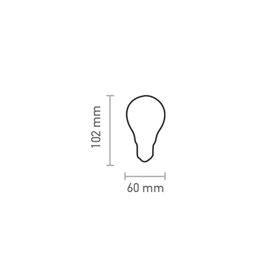 InLight E27 LED Filament A60 10watt 7.27.10.22.2
