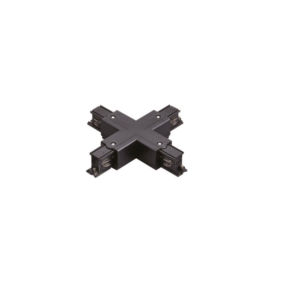 InLight Σύνδεσμος  '+'  μαύρος για τριφασική ράγα TC3-028-Black