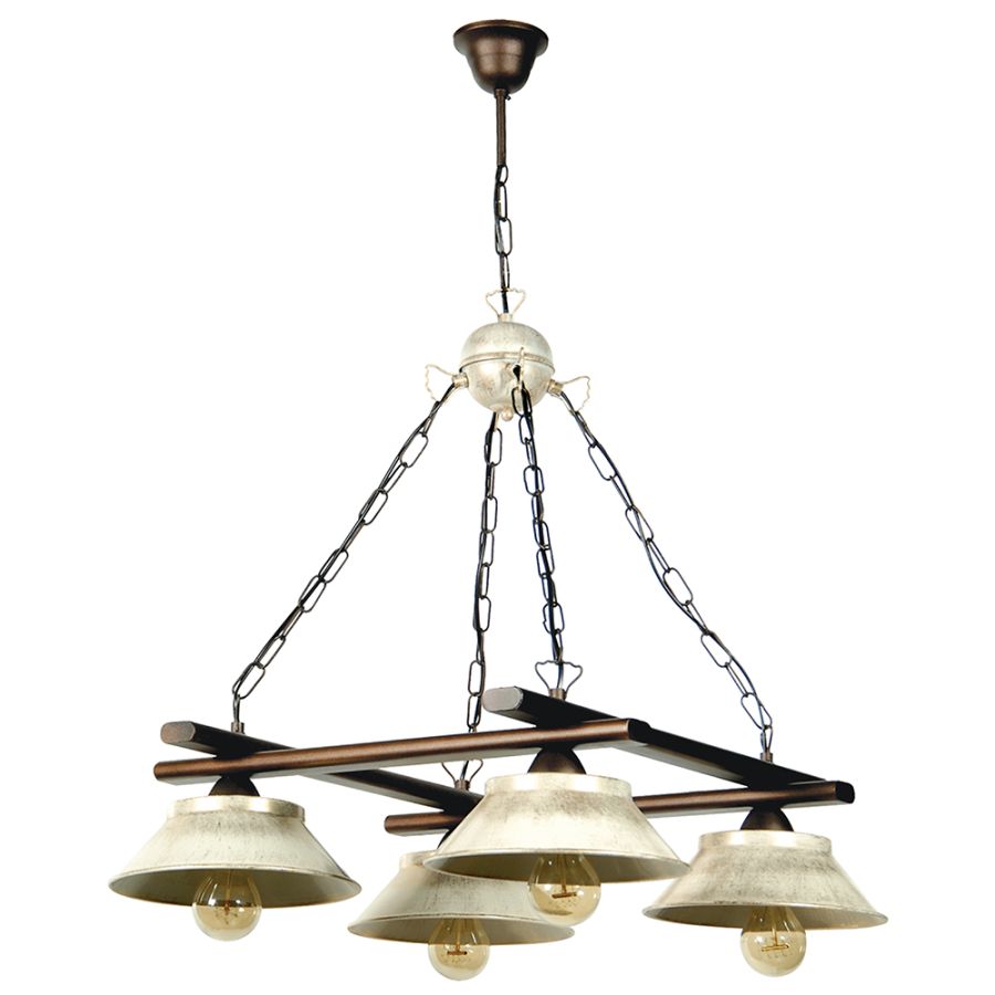 PDA 294-4 4/Φ ΤΕΤΡΑΓΩΝΟ  ΣΚΟΥΡΙΑ ΠΙΑΤΑΚΙΑ ΕΚΡΟΥ ΧΡ. ΠΑΤΙΝΑ 4ΧΕ27 ARlight 0101252