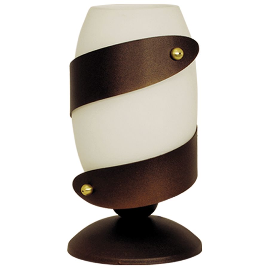 TLA 129 WH ΠΟΡΤΑΤΙΦ ΣΚΟΥΡΙΑ ΟΒΑΛ ΛΕΥΚΟ ΓΥΑΛΙ  1ΧΕ27 ARlight 0241031